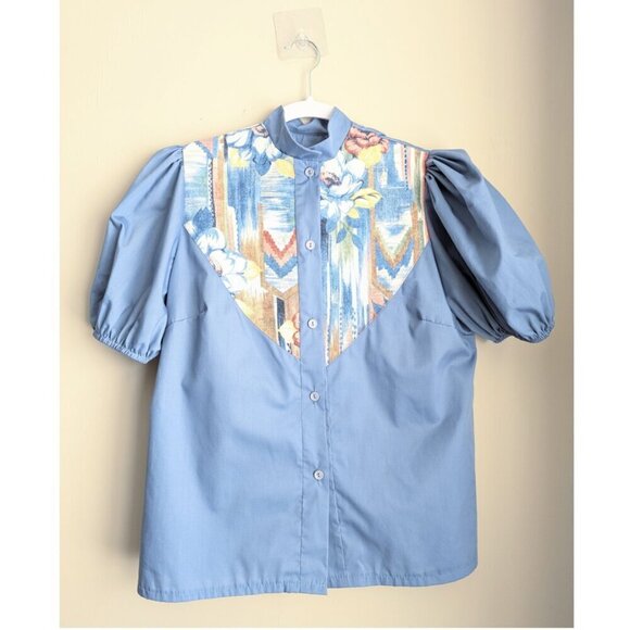 Pitchfork Brand button up blouse - Picture 1 of 6
